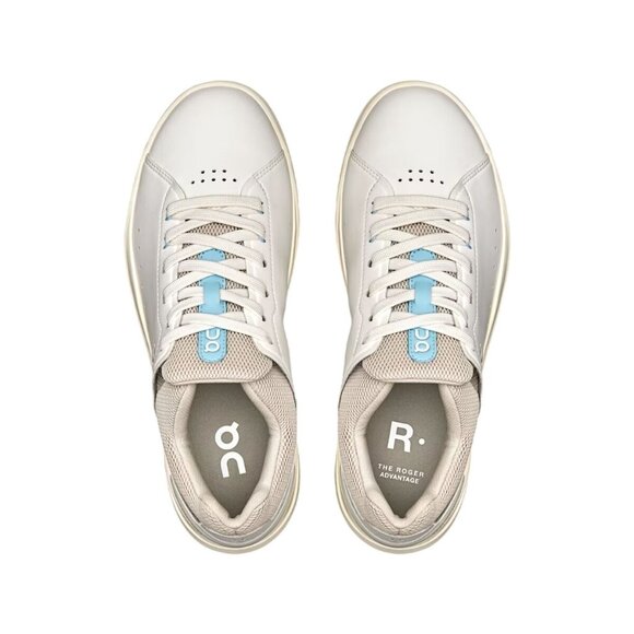 On The Roger Advantage Sneakers in White & Sand 12.5 with box Mens Athletic Shoe - Picture 15 of 16